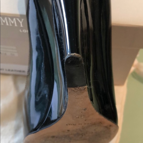 Jimmy Choo Wedge Open Toe Heels Size 6 - Picture 8 of 9